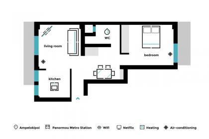 Pristine 1BR Apartment in Ampelokipoi Area by UPSTREET - image 24