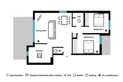 Exquisite 2BR Apartment in Agia Paraskevi by UPSTREET - image 28